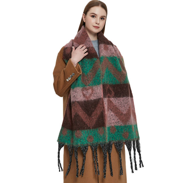 Winter autumn new arrival tassel women scarf