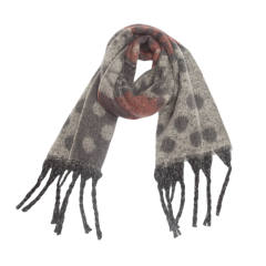 Winter autumn arrival polka dots christmas scarf