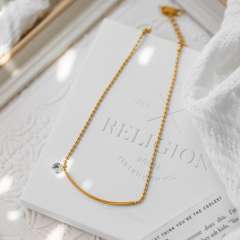 18KG classic smile face stainless steel anklet