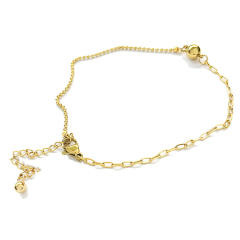 18KG tiny bead stainless steel anklet