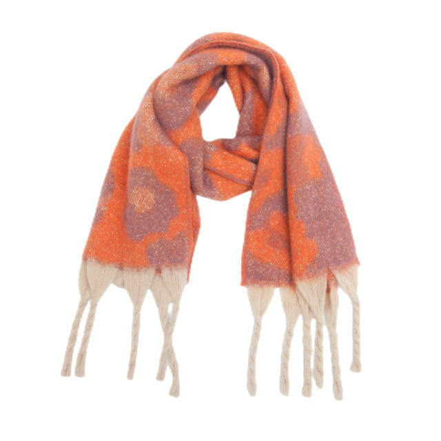 Hot sale leopard grain pattern winter autumn warm fashion scarf