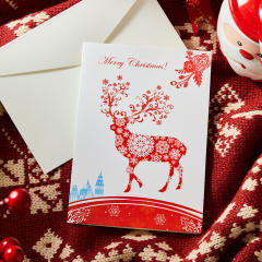 Business design simple christmas greeting cards gift cards