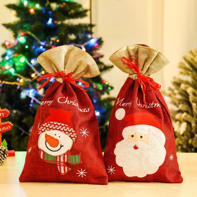 Christmas large size gift bag packing bag