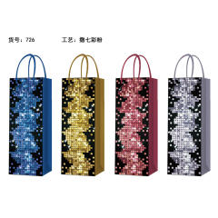 Christmas red wine packing paper bag 1pcs price