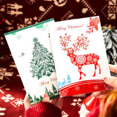 Business design simple christmas greeting cards gift cards