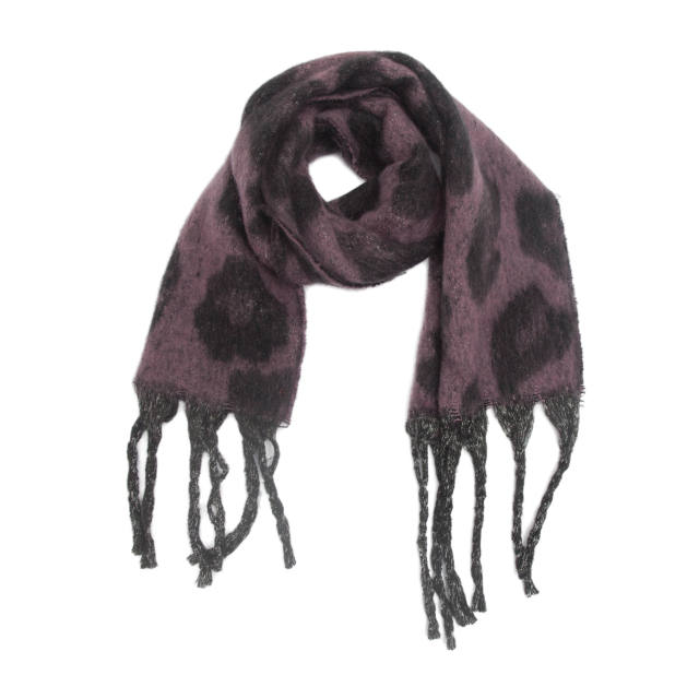 Hot sale leopard grain pattern winter autumn warm fashion scarf