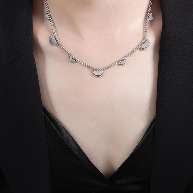 18KG stainless steel choker necklace