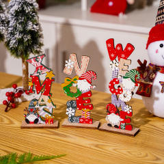 Christmas decoration for table wood christmas gift