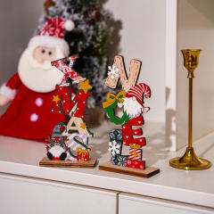 Christmas decoration for table wood christmas gift