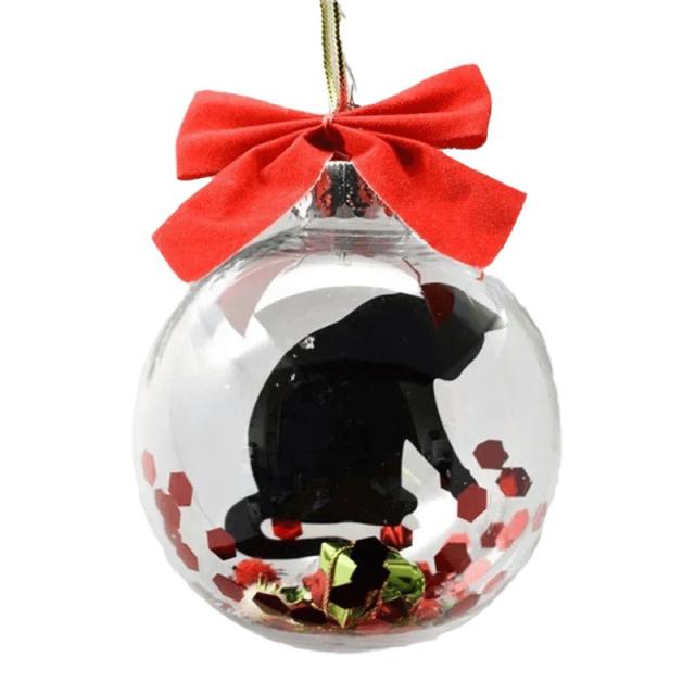 Funny Christmas Gift Ornament clear ball christmas tree decoration