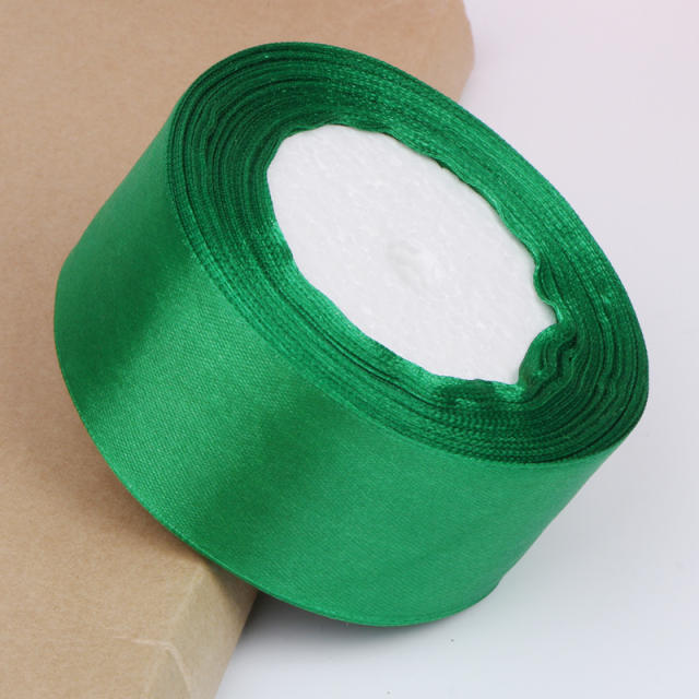 4cm plain color stain ribbon wedding festival gift packing 25 yard