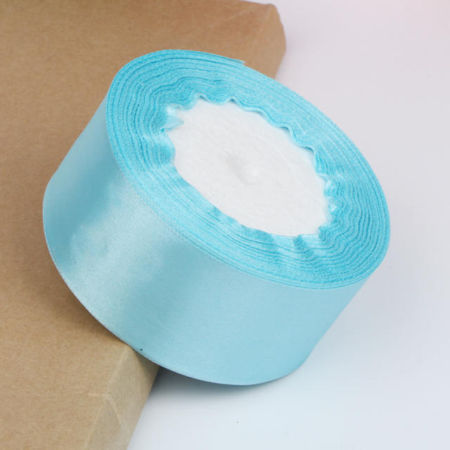 4cm plain color stain ribbon wedding festival gift packing 25 yard