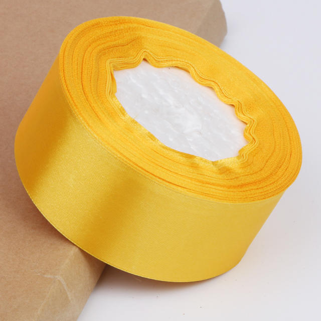 4cm plain color stain ribbon wedding festival gift packing 25 yard