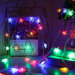 Christmas home decoration star design string lights