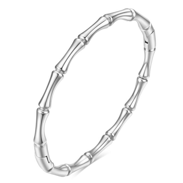 18KG bamboo bangle stainless steel bangle bracelet