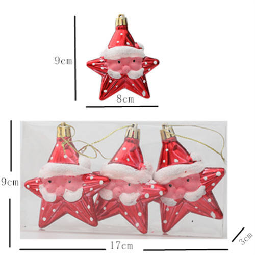 Red color santa candy christmas decoration christmas tree decoration accessory