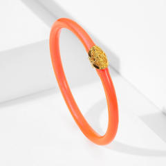 Y2K candy color jelly bangle