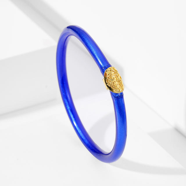 Y2K candy color jelly bangle