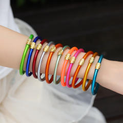 Y2K candy color jelly bangle