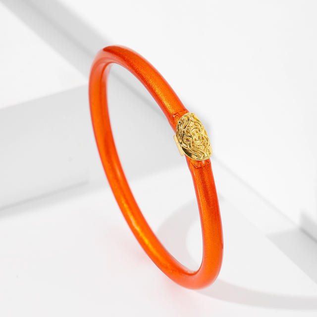 Y2K candy color jelly bangle