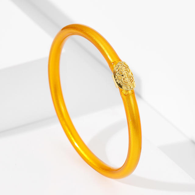 Y2K candy color jelly bangle