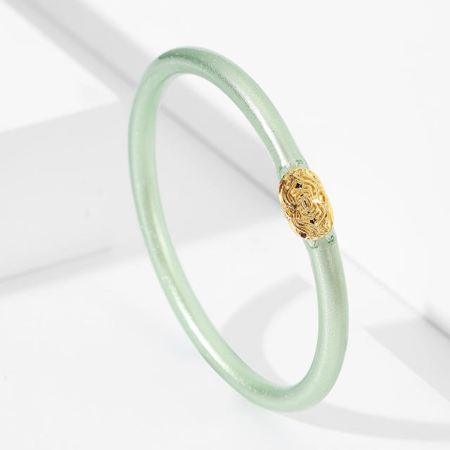 Y2K candy color jelly bangle