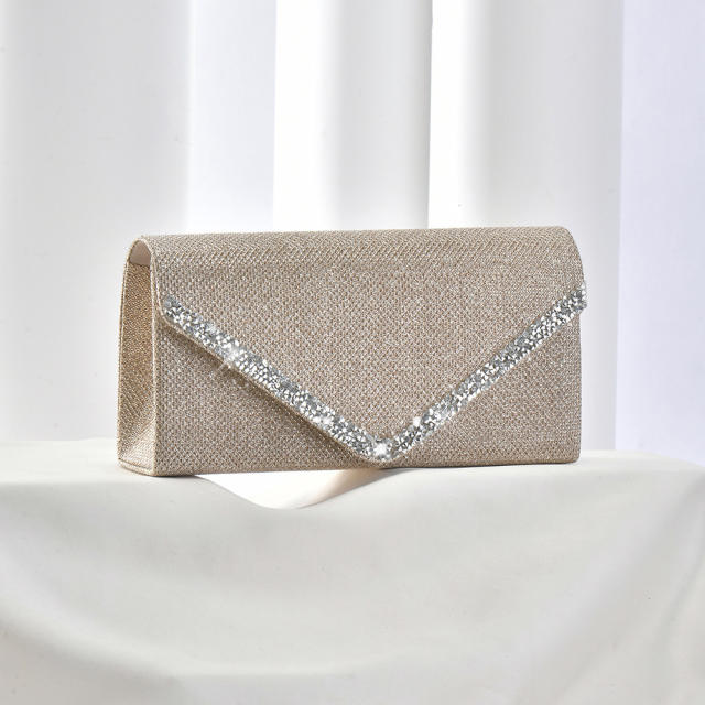 Delicate diamond evening bag clutch