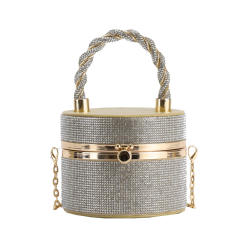 Diamond mini busket bag box bag for women