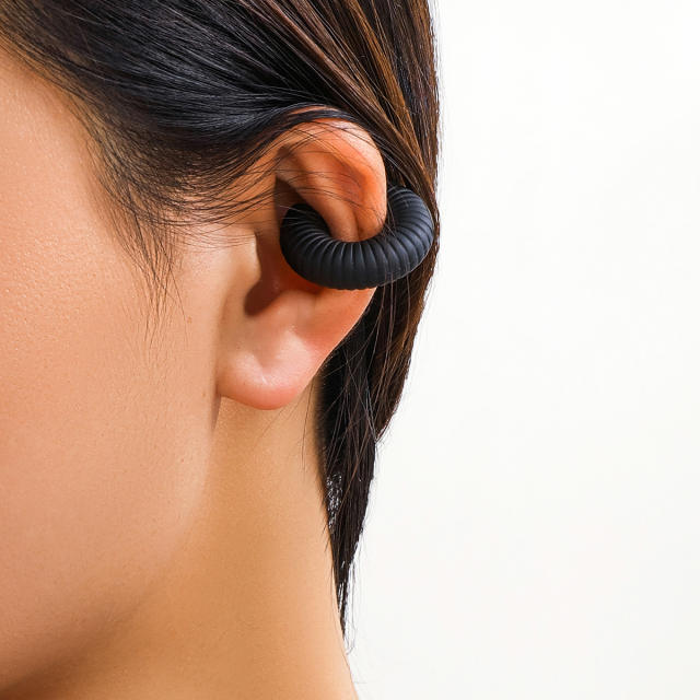 Y2K colorful chunky ear cuff