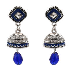 National color enamel bell indian earrings jewelry