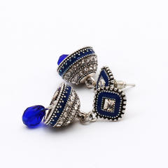 National color enamel bell indian earrings jewelry
