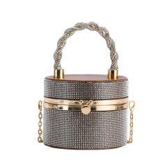 Diamond mini busket bag box bag for women