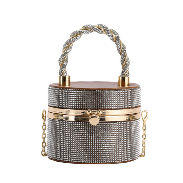 Diamond mini busket bag box bag for women