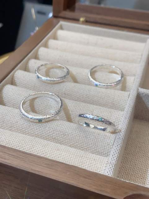 925 sterling silver simple finger rings for women