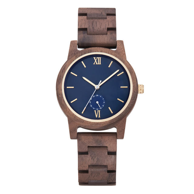 Business and cascual wood material watches