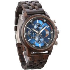 Classic wood material hot sale watch for men