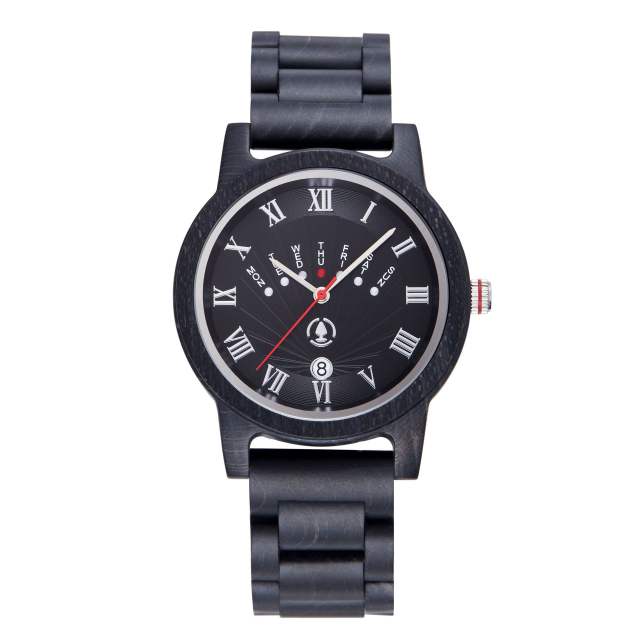 Handmade colorful wood material Quartz Watch