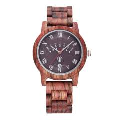 Handmade colorful wood material Quartz Watch