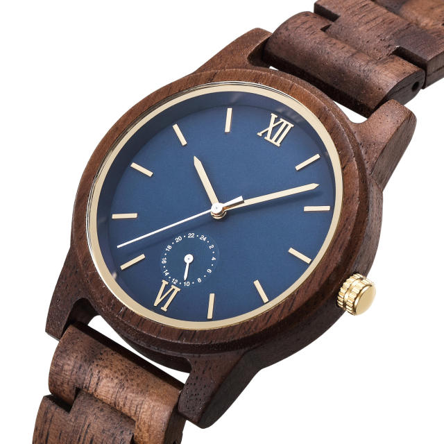 Business and cascual wood material watches