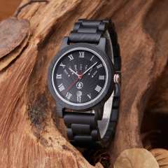Handmade colorful wood material Quartz Watch
