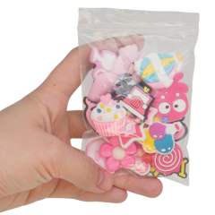 INS sweet pink color sereis PVC soft shoes charms for crocs 30pcs random