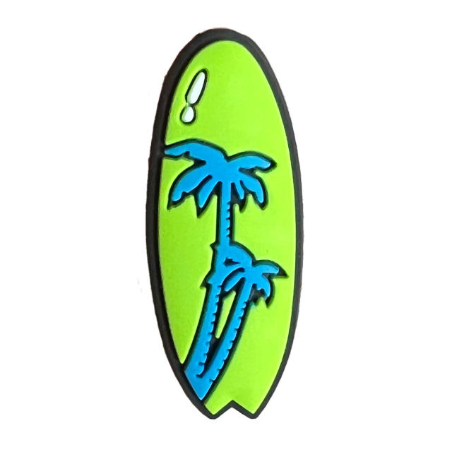 Summer beach design flamingo coconut PVC shoes charms for crocs