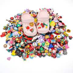 30/50/100pcs hot sale diy PVC soft shoes charms for crocs