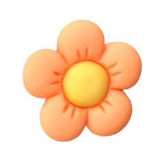 Sweet resin flower shoes charms for crocs