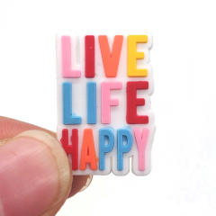 PVC 20 design soft shoes charms for crocs