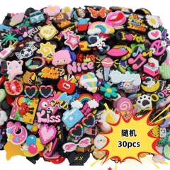 30/50/100pcs hot sale diy PVC soft shoes charms for crocs