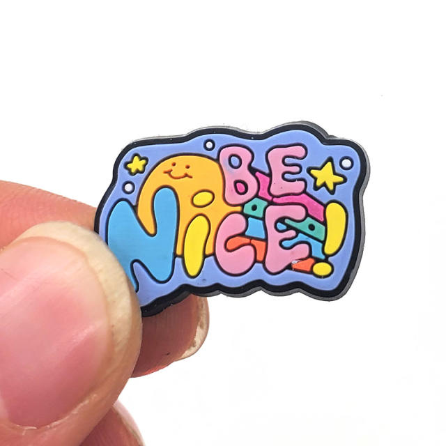 PVC 20 design soft shoes charms for crocs