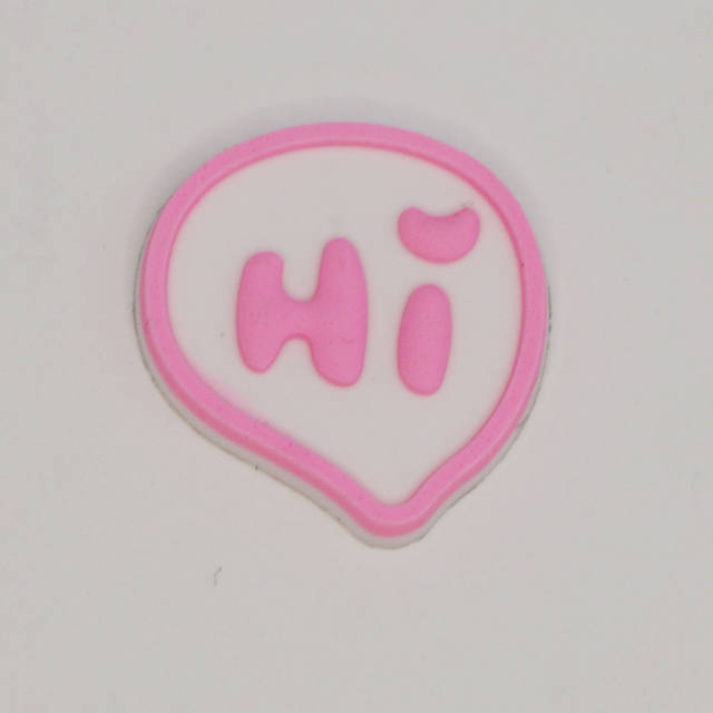 INS sweet pink color sereis PVC soft shoes charms for crocs 30pcs random