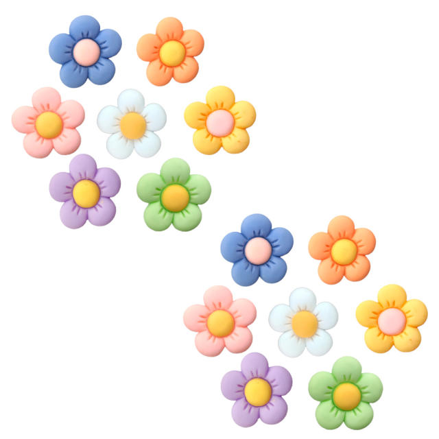 Sweet resin flower shoes charms for crocs