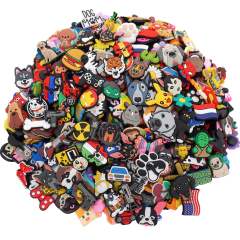 30/50/100pcs hot sale diy PVC soft shoes charms for crocs